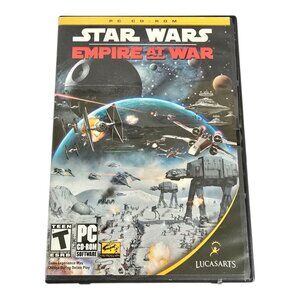 Star Wars: Empire at War (PC, 2006) 2 Disc Set CIB Complete!